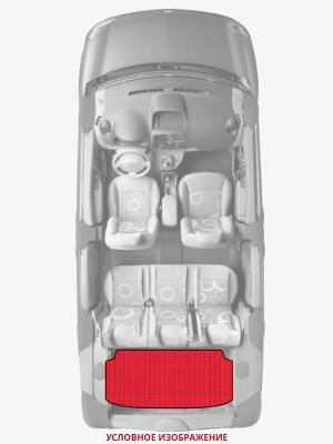 ЭВА коврики «Queen Lux» багажник для FIAT 1300